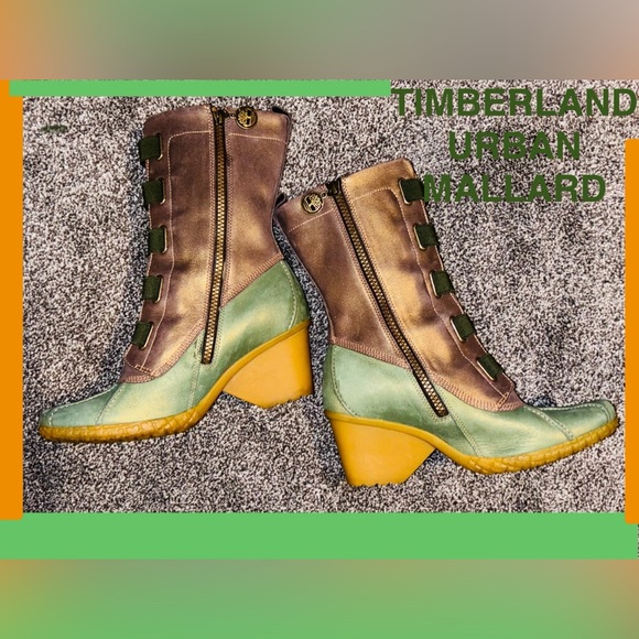 Timberland Urban Mallard High
Heeled Rain Duck Boots..  SIZE: US 8.5M - Picture 4 of 16